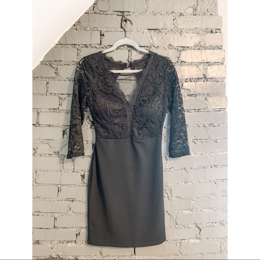 Black Dress with Lace